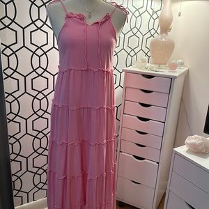 Pink maxi dress by hazel and olive